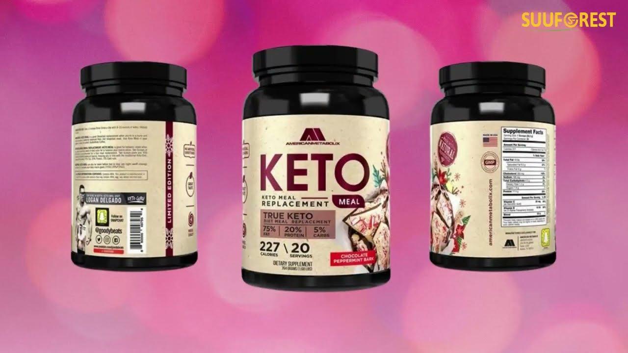 Keto Metabolix Keto Meal Chocolate Peppermint Bark | Ketogenic Diet, Meal Replacement Shake [9f8bb07db]