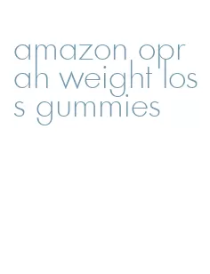 oprah weight loss gummies amazon reviews